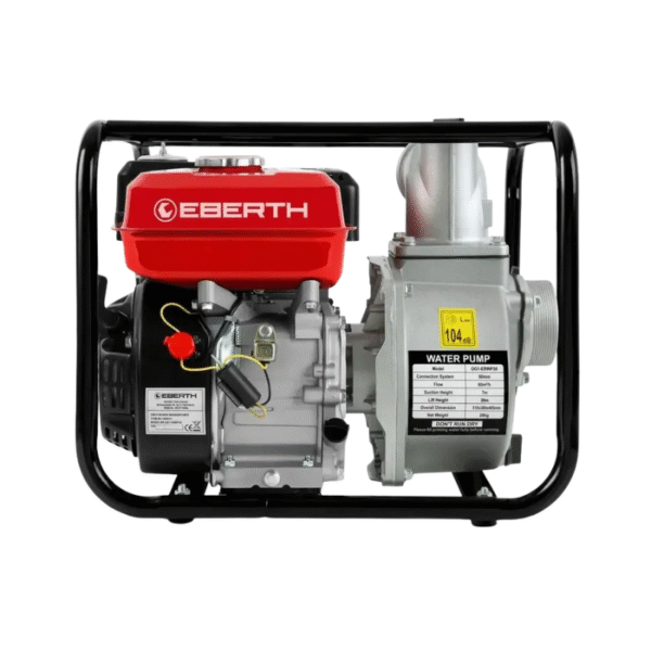 Motopompa a Benzina 4 Tempi, Attacchi 3″ con 6,5CV e Portata 60.000 l/h - immagine 2