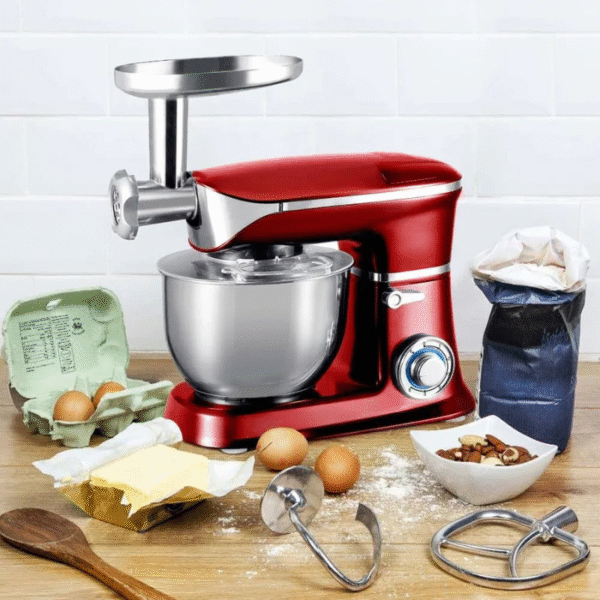 Robot da cucina multifunzione Planetaria 1900W, 6.5 litri con LED Rosso - immagine 4