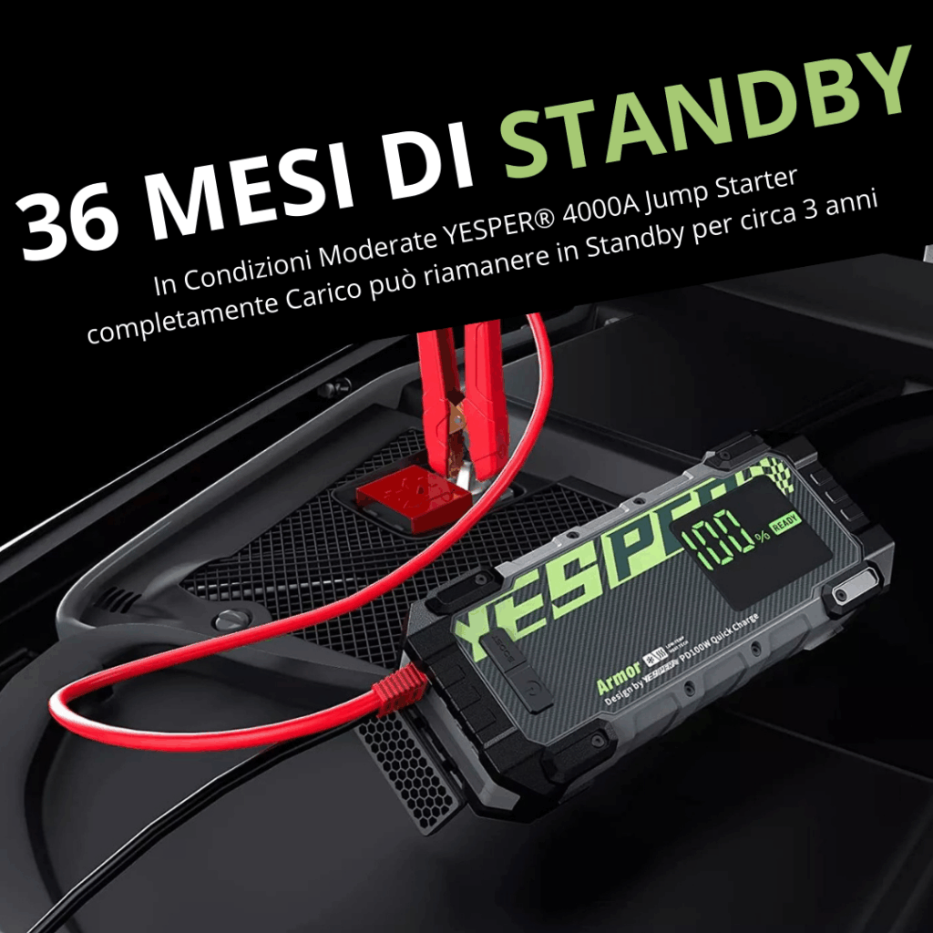 YESPER® 4000A AVVIATORE BATTERIA - immagine 6