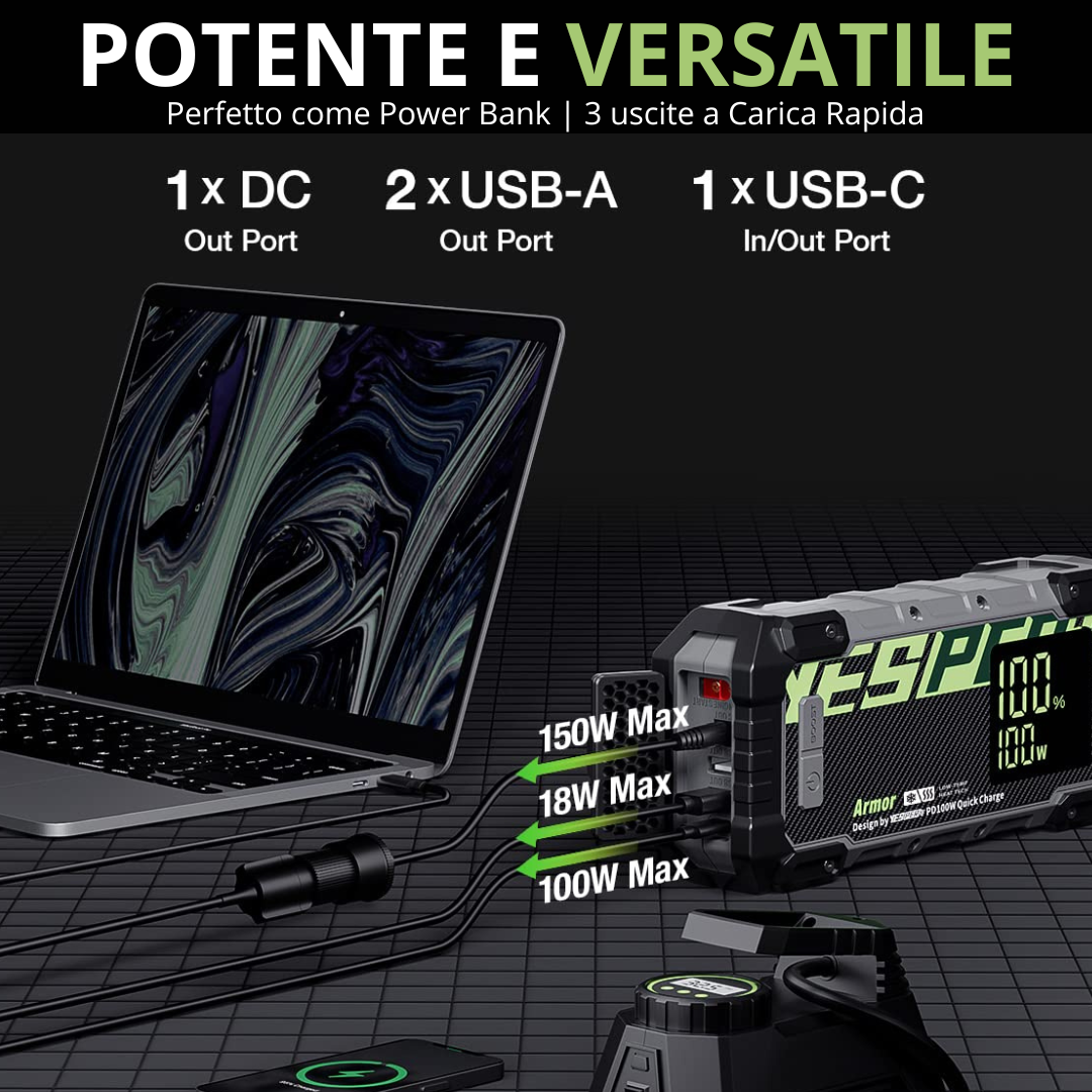 YESPER® 4000A AVVIATORE BATTERIA - immagine 3